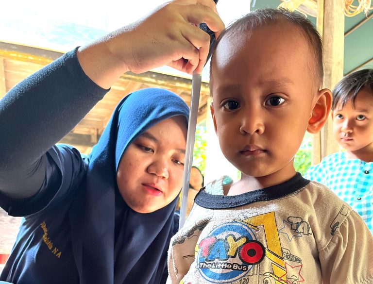 Hj. Lucianty Calon Bupati Muba Dirikan Posko Stunting, “Cegah Stunting Itu Penting”